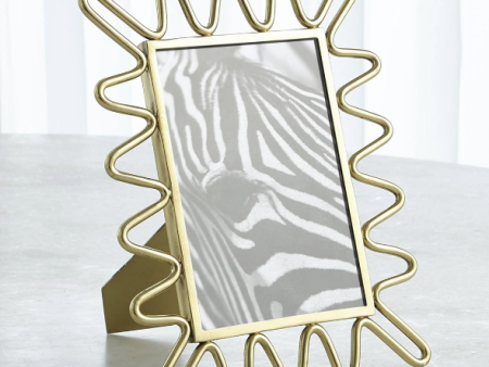 Gold Ric Rac 5 x7  Frame Online now