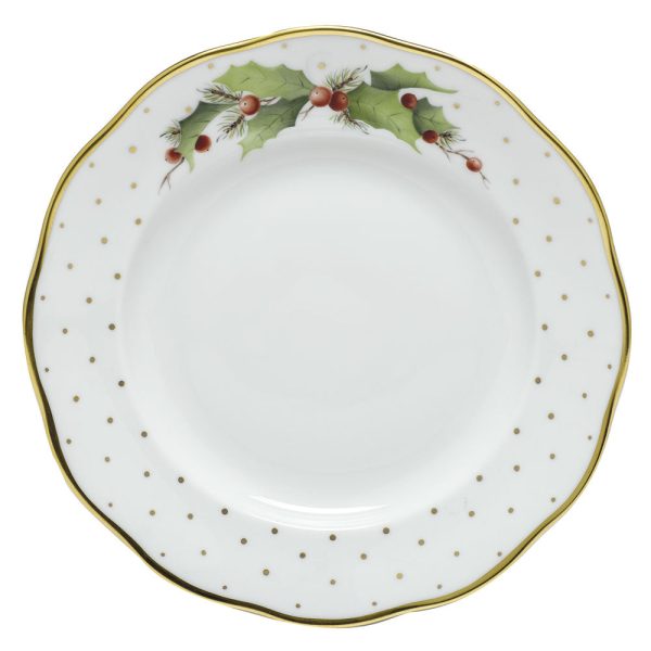 Winter Shimmer Dessert Plate For Cheap