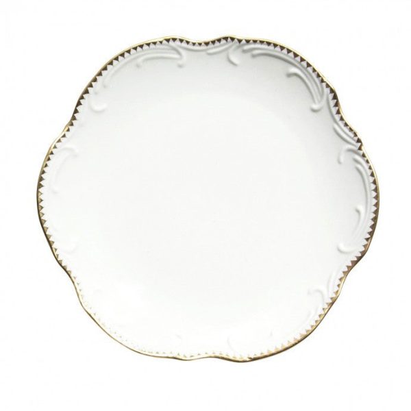 Simply Anna Gold Bread and Butter Plate Online now