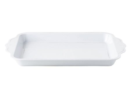 Berry & Thread Melamine Whitewash 24  Handled Tray Online