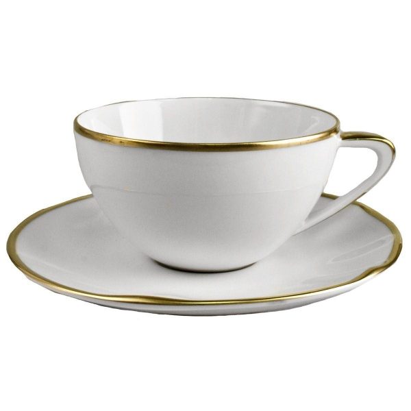 Simply Elegant Gold Tea Cup and Saucer Sale