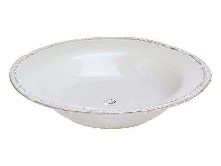 Berry & Thread White Rimmed Soup Bowl Hot on Sale