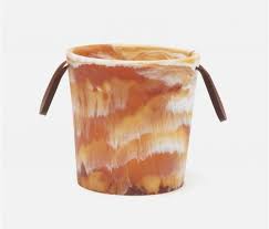 Wesley Amber Swirled Resin Champagne Bucket Online now