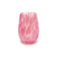 Saban Glass Stemless Fritsy Wine - Raspberry Fashion