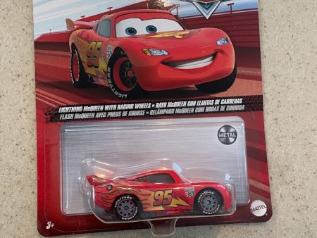 Disney Cars DXV29 CD- LIGHTNING MCQUEEN RACING WHEELS Hot on Sale