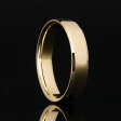 5mm Beveled Gold Ring Fashion