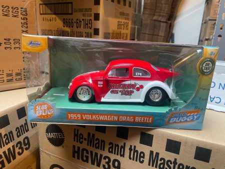 Jada Diecast Cars 1 24 PUNCH BUGGY 1959 VOLKSWAGEN DRAG BEETLE For Discount