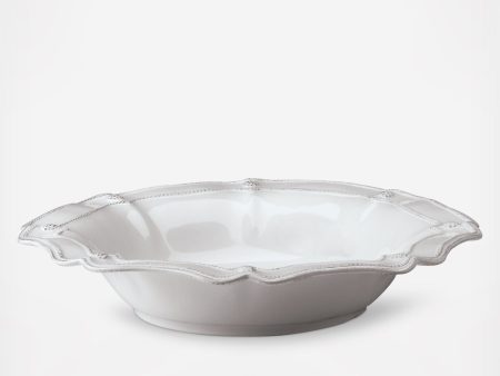 Berry & Thread White Scallop Rim Soup Pasta Bowl Online Sale