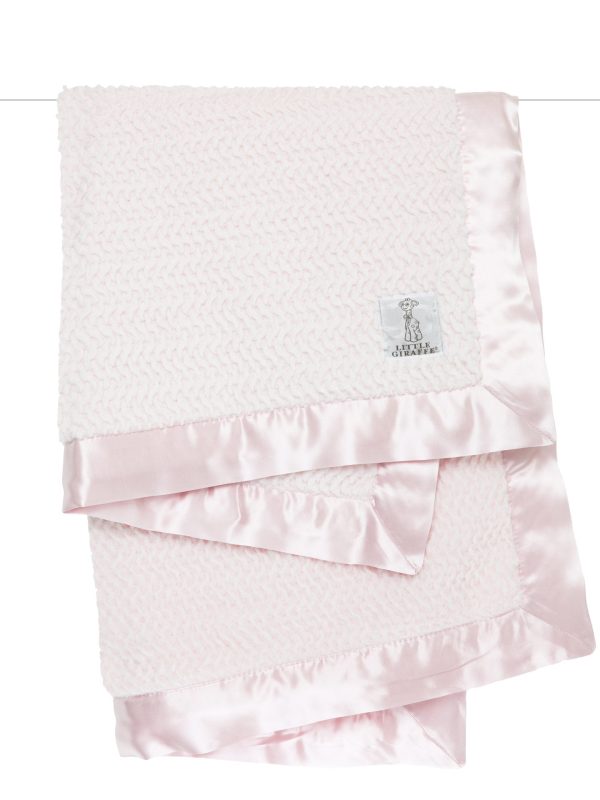 Luxe Twist Baby Blanket-Pink Online Sale