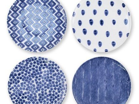 Santorini Assorted Dinner Plates-Set of 4 on Sale