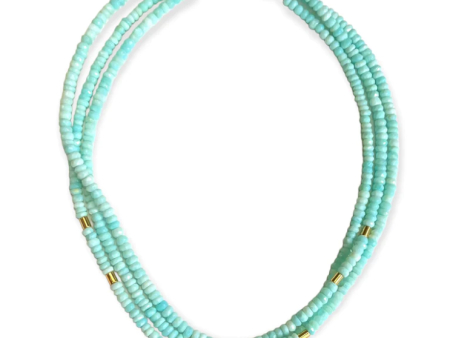 Amazonite Triple Necklace For Cheap