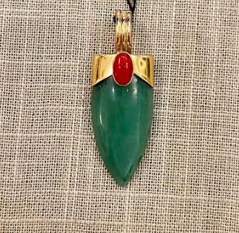 Aventurine Coral Pendant For Discount