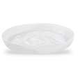 White Swirl Round Medium Platter Cheap