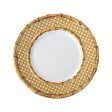 Bamboo Caning Melamine Salad Plate Online