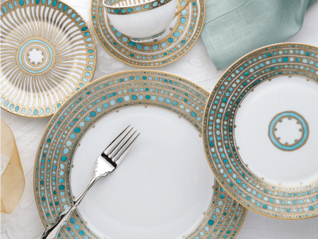 Syracuse Turquoise Bread & Butter Plate Sale