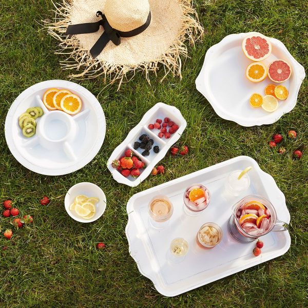 Berry & Thread Melamine 17  Round Platter Cheap