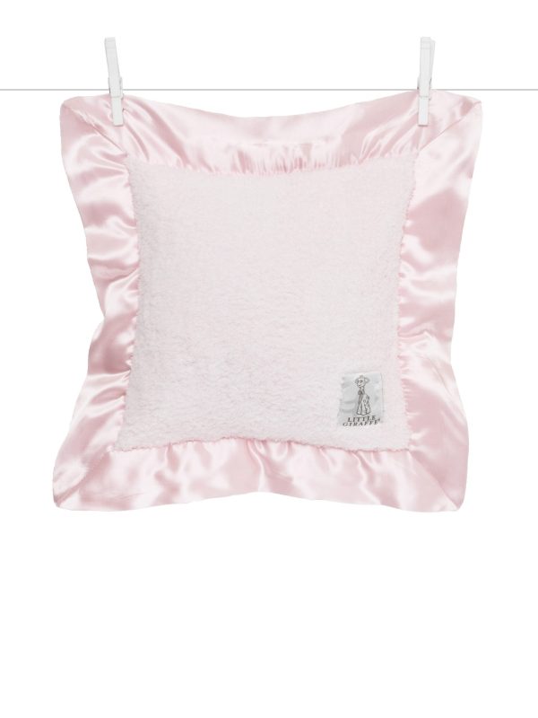 Chenille Baby Pillow-Pink For Sale