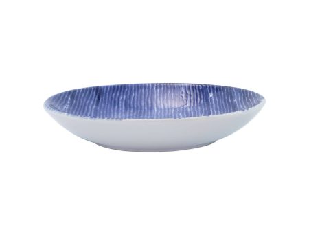 Santorini Striped Pasta Bowl Discount