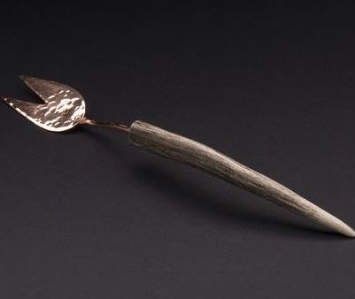 Copper Antler Meat Fork For Discount