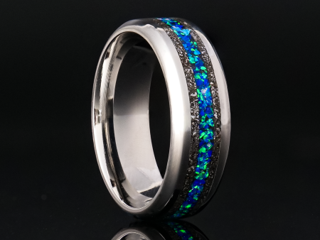 Star Dust Opal Stripe Ring Online