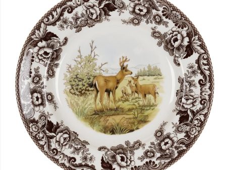 Woodlands Deer Dinner Plate For Sale