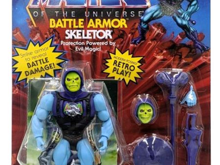 2021 MOTU Masters of the Universe Deluxe Battle Armor Skeletor Action Figure on Sale