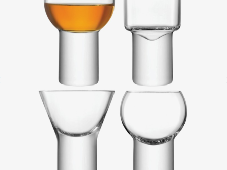 Boris Liqour Glass Clear Set of 4 on Sale