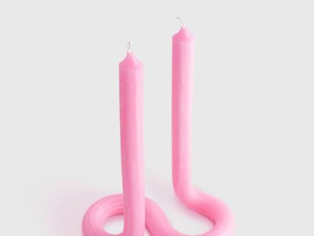 Twist Pink Candle Supply