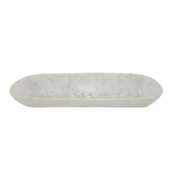 White Swirl Jumbo Boat Bowl Supply