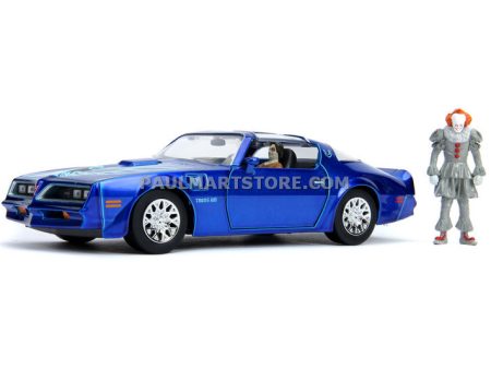 Jada Diecast 1:24 Scale Hollywood Rides  IT CHAPTER 2 1977 PONTIAC FIREBIRD W PENNYWISE Online now