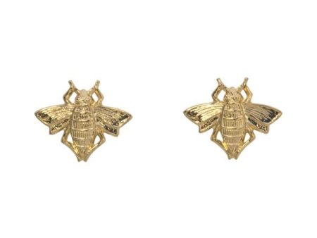 Goldbug Bee Stud Earrings on Sale