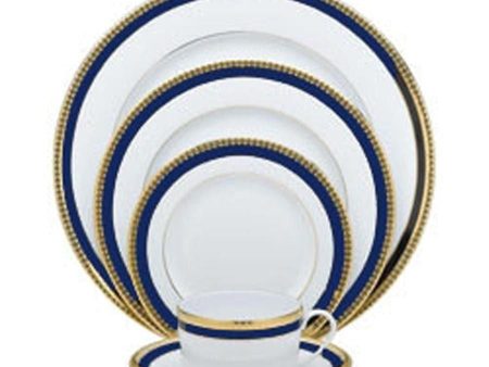 Symphonie Blue & Gold Dessert Plate For Cheap