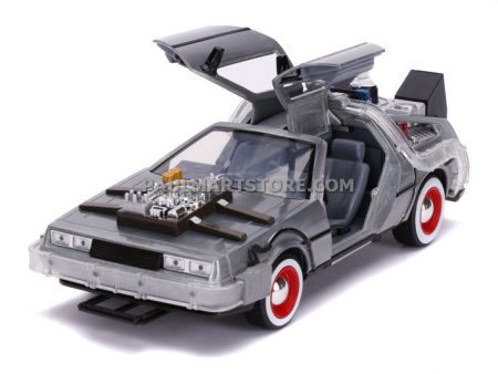 Jada 1 24 Back to the Future 3 III Delorean Time Machine Light Up Online now