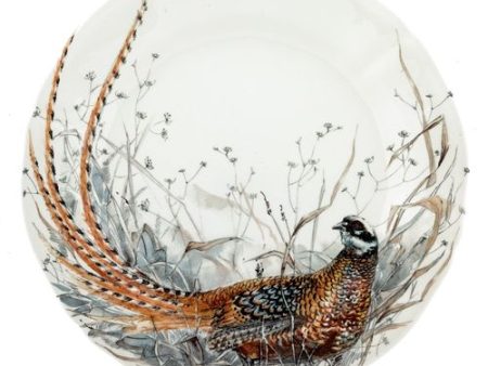 Sologne Pheasant Dessert Plate on Sale