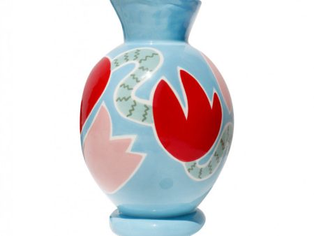 Blue Tulip Vase Discount