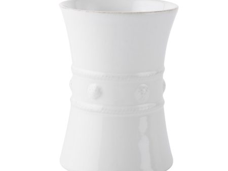 Berry & Thread White Utensil Crock Wine Cooler For Discount