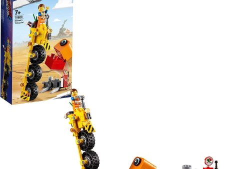 LEGO THE LEGO MOVIE 2 Emmetâ€™s Thricycle! 70823 Three-Wheel Toy Bicycle Fashion