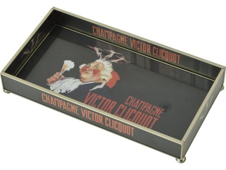 Victor Clicquot Glass Tray Online