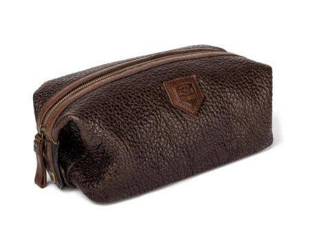 Theodore Leather Wash Bag Cheap