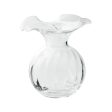 Hibiscus Glass Small Fluted Vase Online