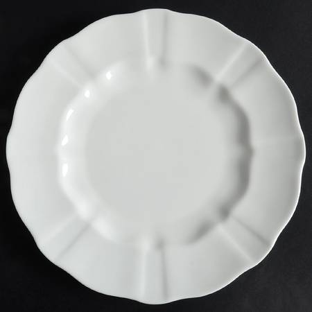 Surrey White Dinner Plate Fashion