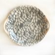 Charcoal Aspen Round Platter with Handles Discount