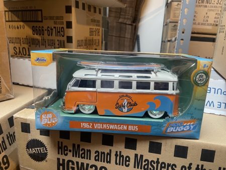 Jada Diecast Cars 1 24 PUNCH BUGGY 1962 VOLKSWAGEN BUS Supply