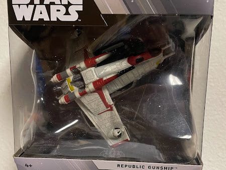 2022 Hot Wheels Star Wars Diecast Ship REPUBLIC GUNSHIP #12 Discount