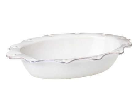 Berry & Thread White 18  Oval Baker Sale