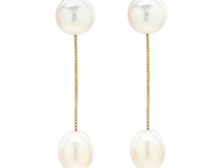 Two Pearl Drops Fashion