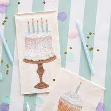 Birthday Cake Guest Napkins Online Hot Sale