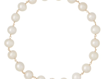 Caspian Freshwater White Potato Pearl 14mm Necklace on Sale