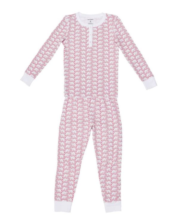 Kids Pink Hathi Pajamas Online Hot Sale