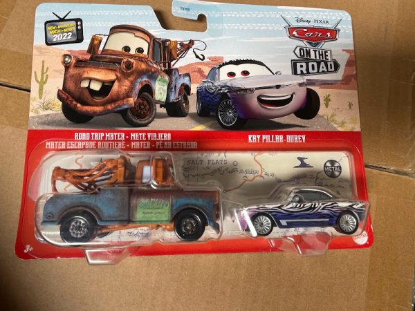 2022 Disney Cars 2 packs Road Trip Mater Kay Pillar-Durey Cheap